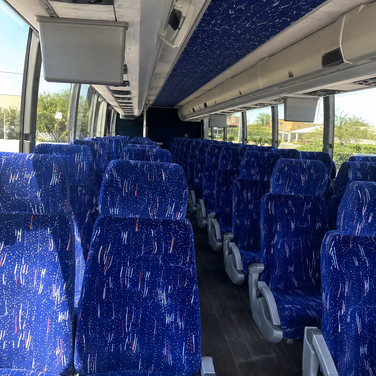 Akron akron airport transportation party bus exterior