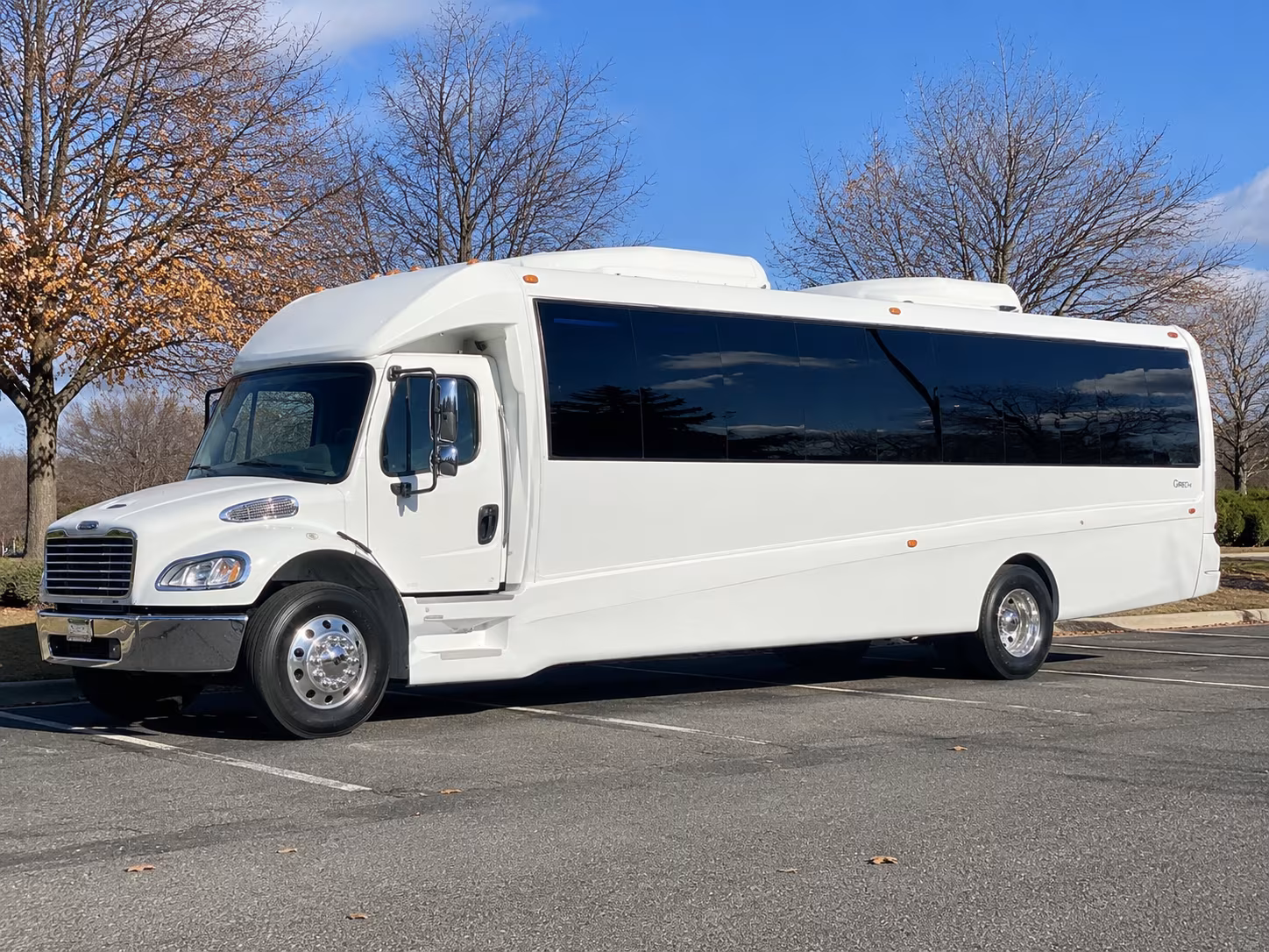 Akron akron bachelor bachelorette party bus rental party bus exterior