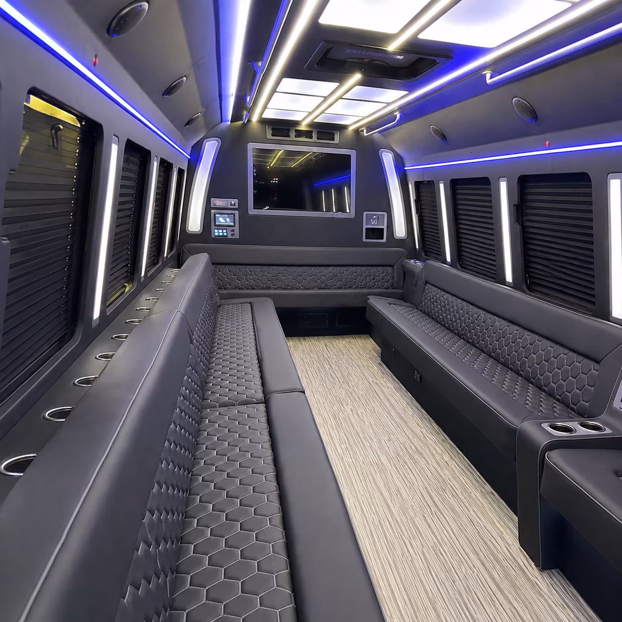 Akron akron birthday party bus rental party bus exterior