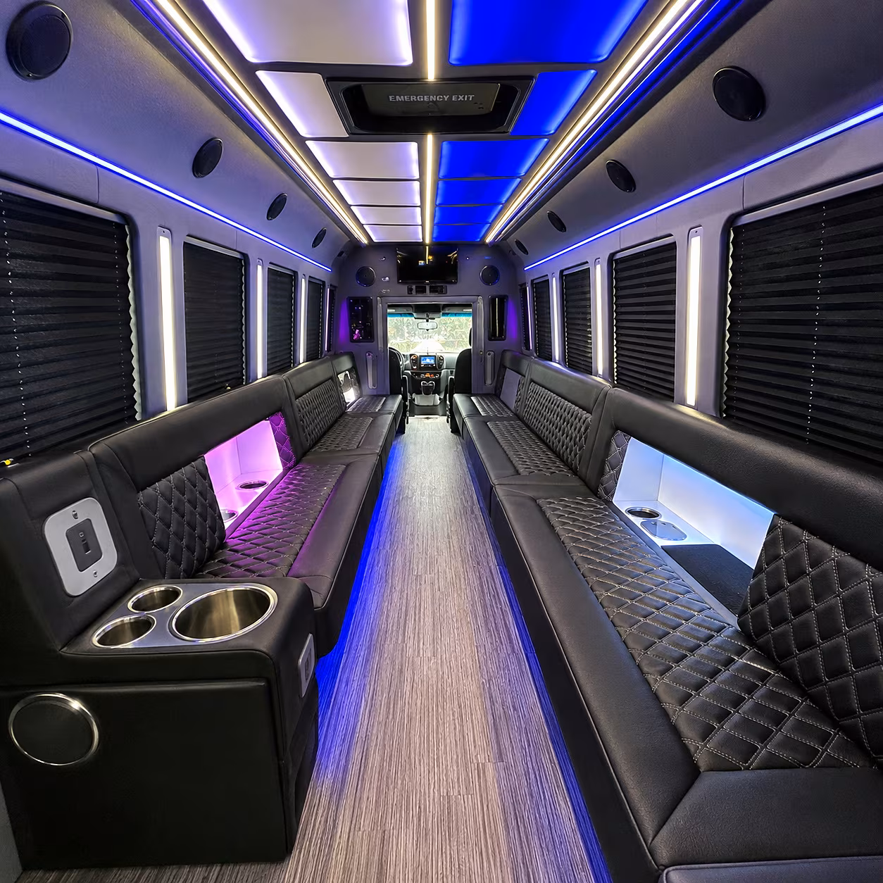 Akron akron concert party bus rental party bus interior
