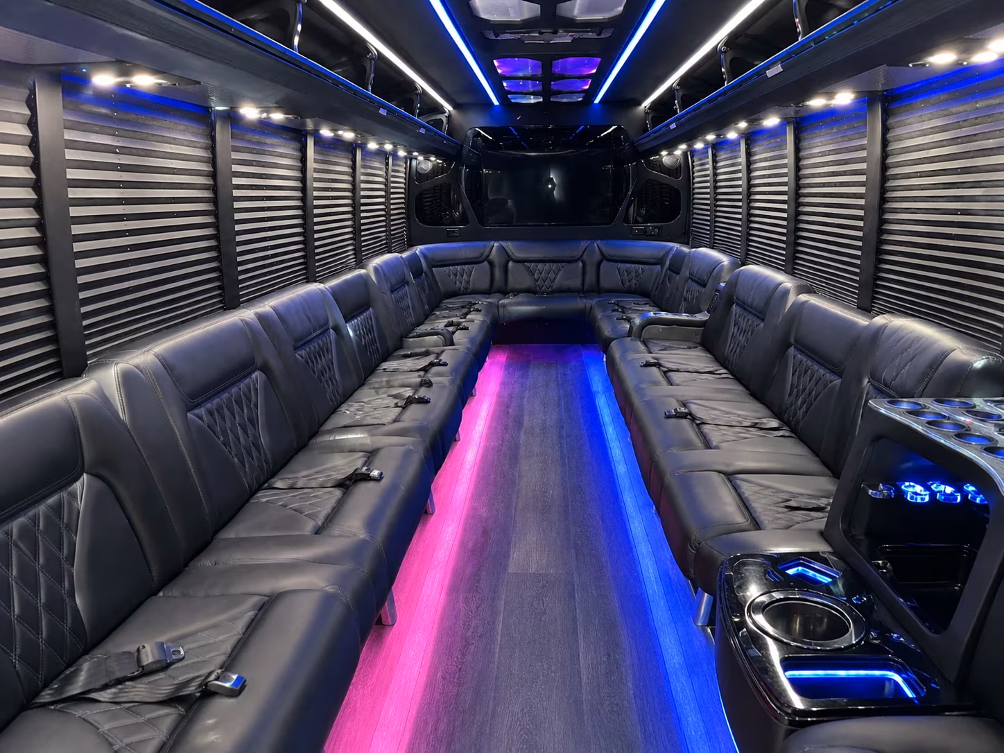 Akron akron prom party bus rental party bus exterior