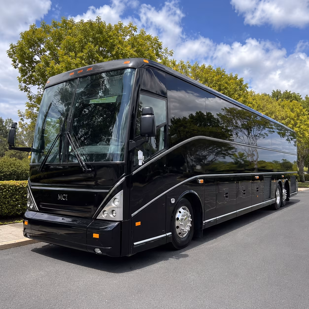 Akron akron school event bus rental party bus exterior