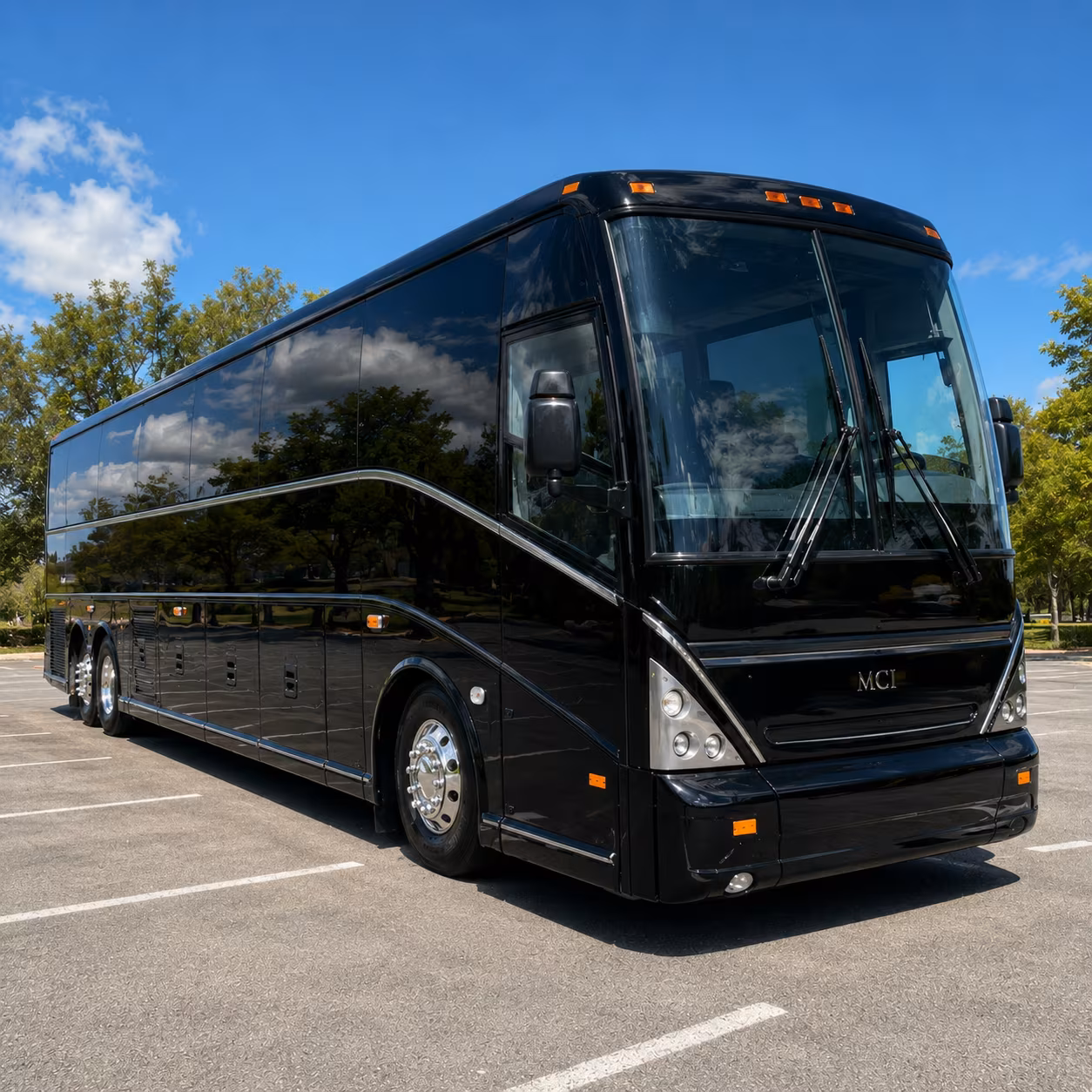 Akron akron school event bus rental party bus exterior