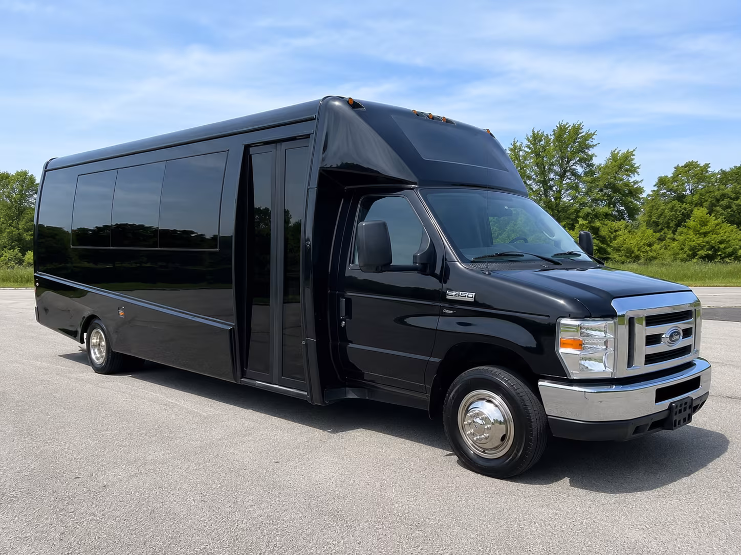 Akron akron school event bus rental party bus exterior