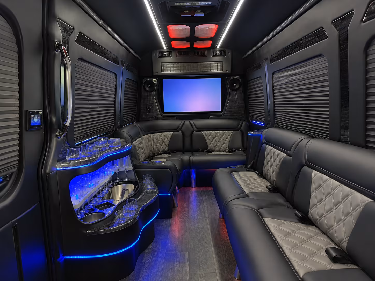 Akron akron school event bus rental party bus exterior