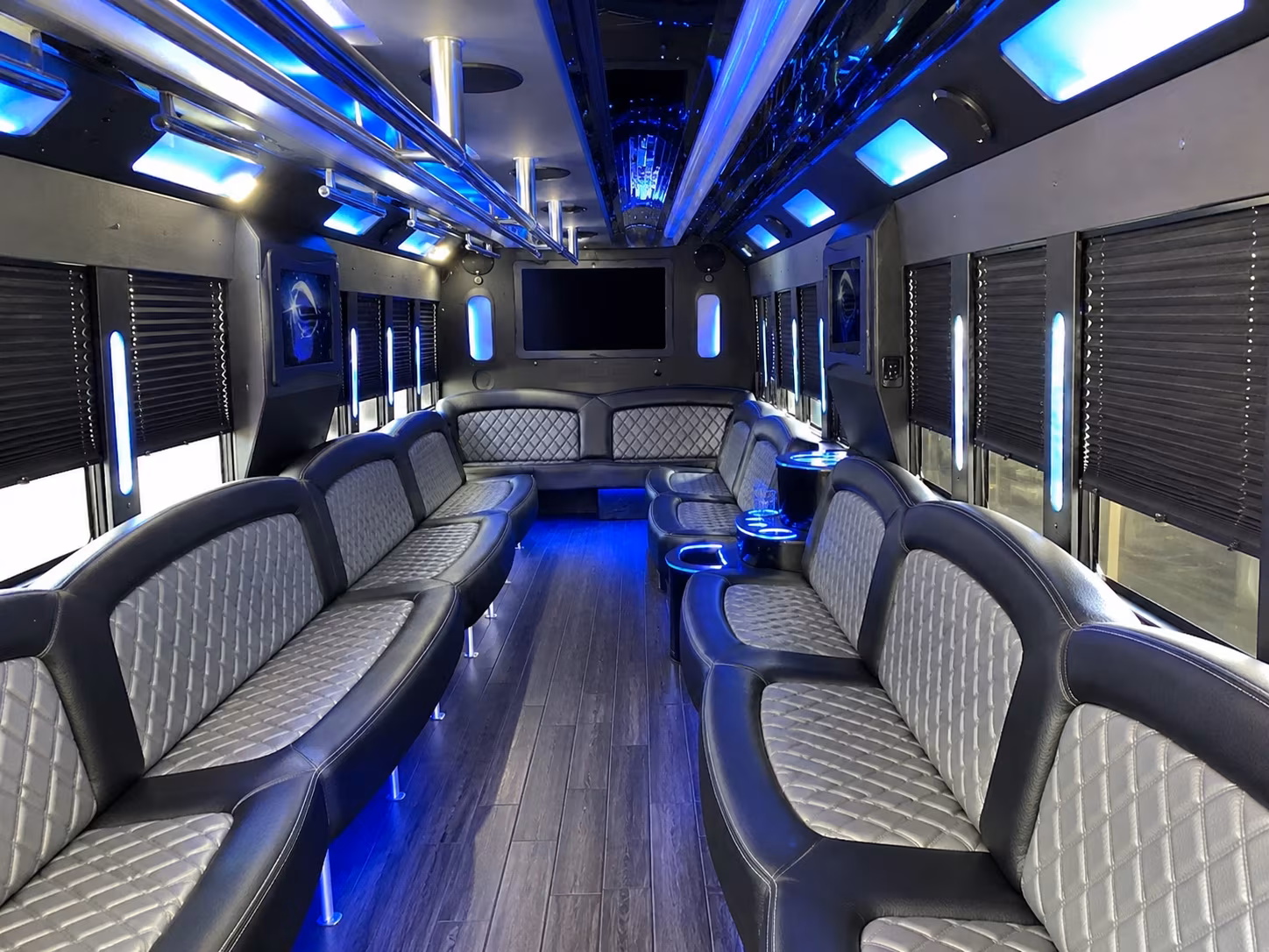 Akron akron winery tour pub crawl party bus rental party bus exterior