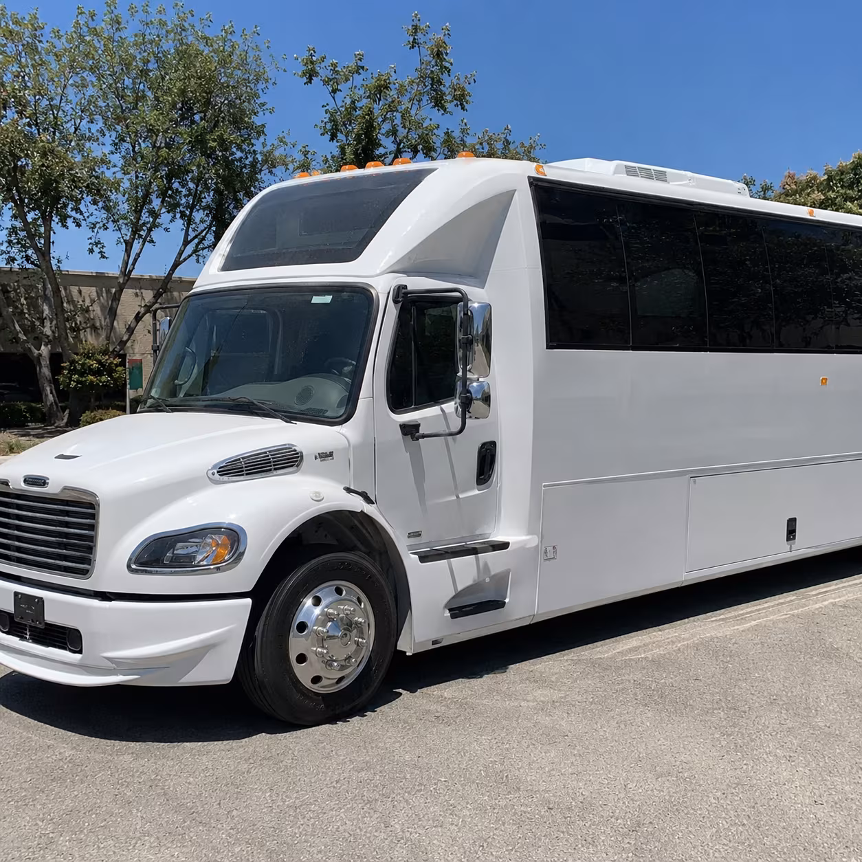 Akron Concert & Music Festival Transportation party bus interior