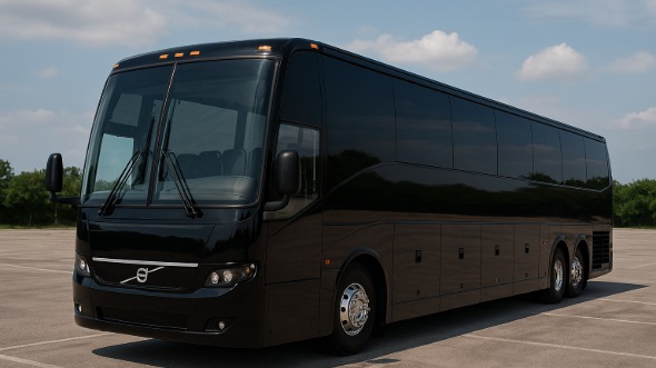 Exterior of Charter Bus Company Akron's 48 Passenger Charter Bus in Akron