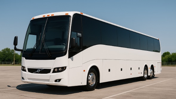 Exterior of Charter Bus Company Canton's 50 Passenger Party Bus in Canton