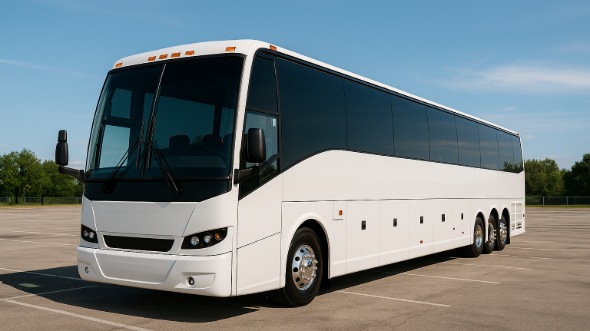 Exterior of Charter Bus Company Cleveland's 50 Passenger Party Bus in Cleveland