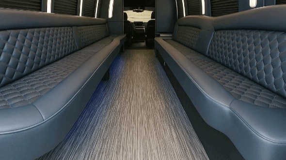 akron 25 passenger party bus interior